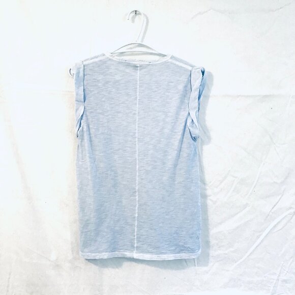 Veronica Beard tank pima cotton women's S baby blue luxury capsule layer coastal - Picture 2 of 7